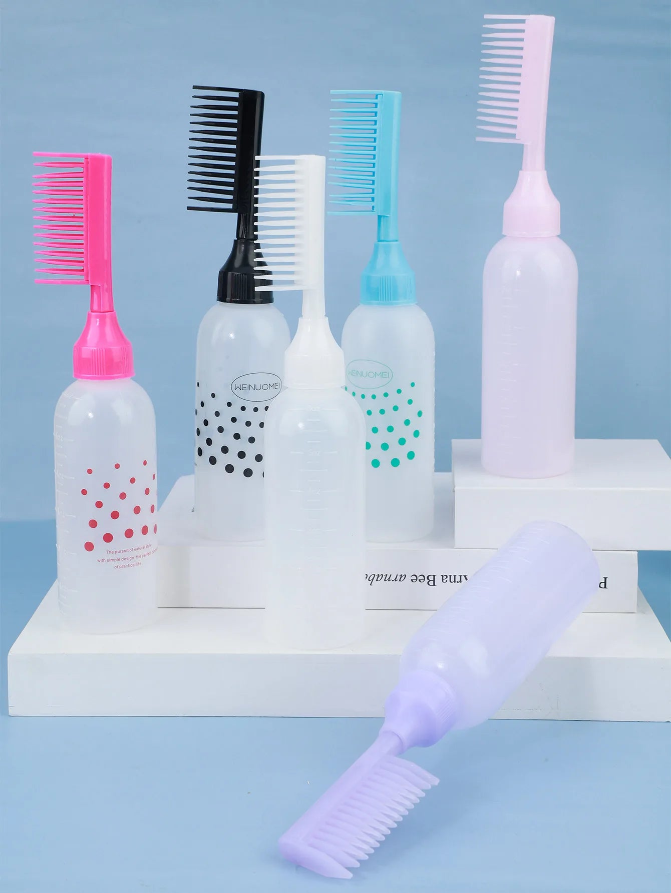 A Hair Coloring Bottle Hair Salon Home Use Perm Dye Hair Shampoo Bottle Shampoo Brush Softening Shampoo Pot On The Medicine comb