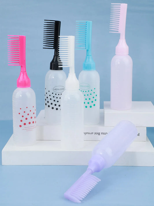 A Hair Coloring Bottle Hair Salon Home Use Perm Dye Hair Shampoo Bottle Shampoo Brush Softening Shampoo Pot On The Medicine comb
