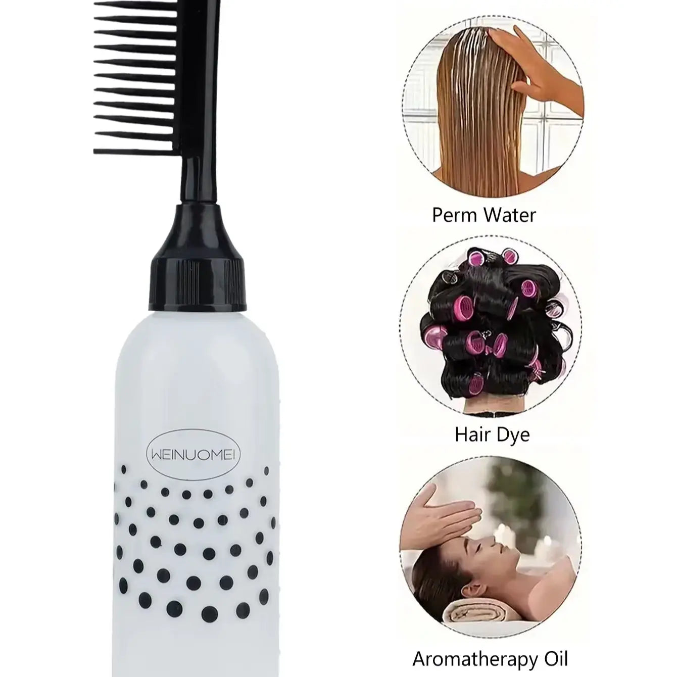 A Hair Coloring Bottle Hair Salon Home Use Perm Dye Hair Shampoo Bottle Shampoo Brush Softening Shampoo Pot On The Medicine comb