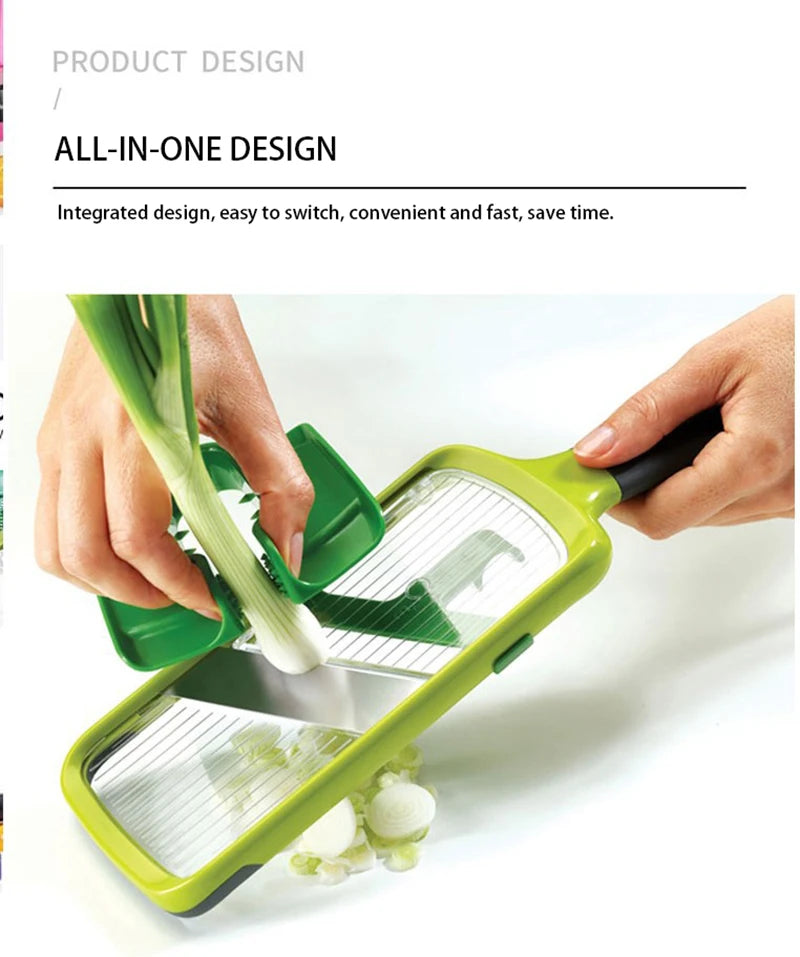 Multifunctional Vegetable Cutter – Easy & Fast Vegetable Chopper, Slicer and Grater for Everyday Kitchen Use