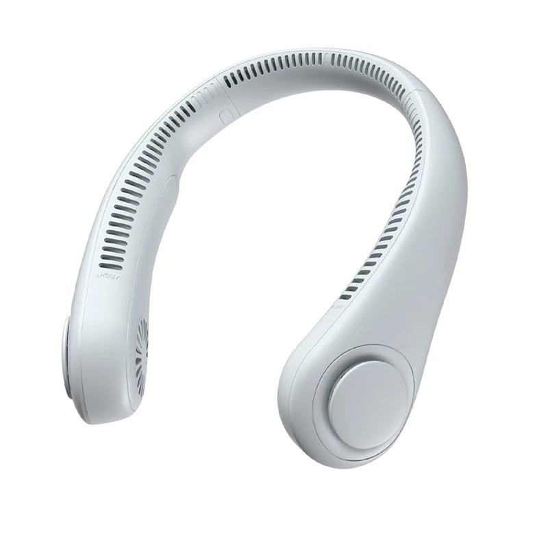 Neck Fan Mini Usb Rechargeable Bladeless Fan Electric Portable Ventilador Air Cooler Wearable Neckband Fans For Outdoor Travel