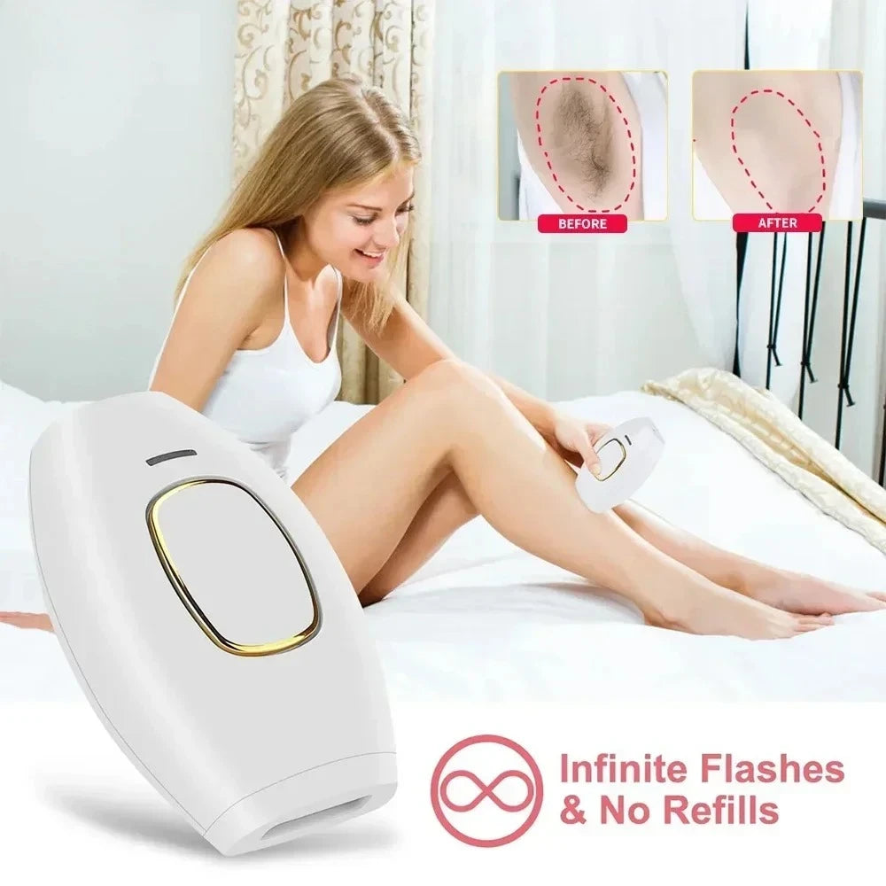 IPL Hair Removal Device for Women Painless Permanent Full Body Facial Upper Lip Bikini Legs Arms Face Women's Shaver Care Device