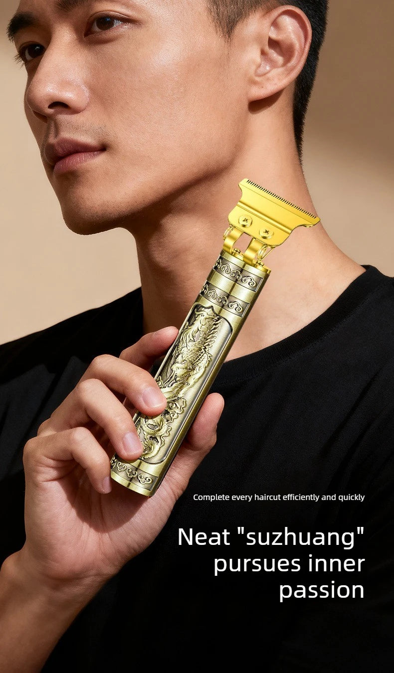 T9 Hair Trimmer: A USB-Charging Cordless Razor-Style Hair Clipper That Allows You to Shave Your Head Completely (0 mm Length)