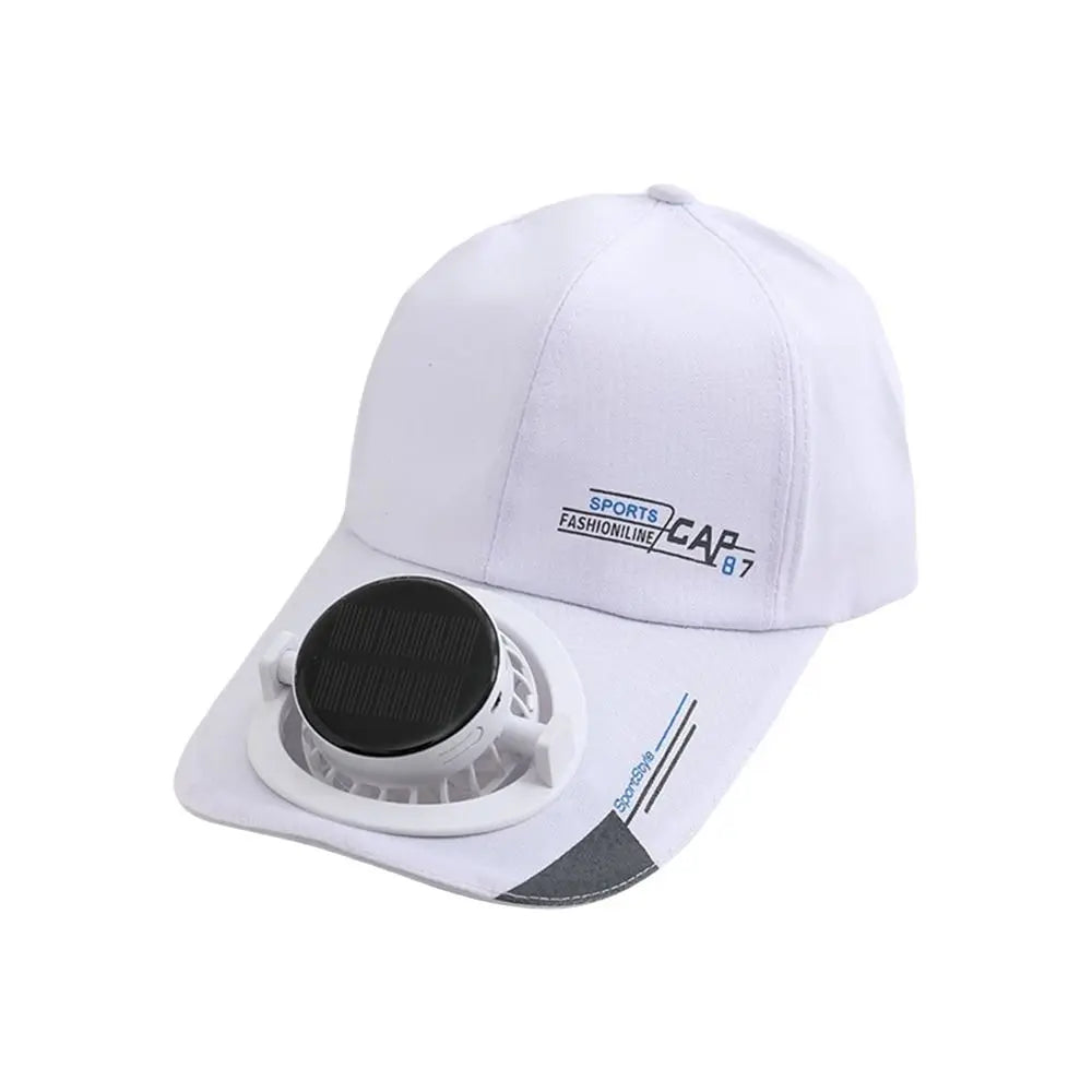 Fashion Breathable Solar Cooling Fan Hat Sunshade Sun Protection Baseball Cap Rechargeable Quick Dry Men Sun Hat Outdoor