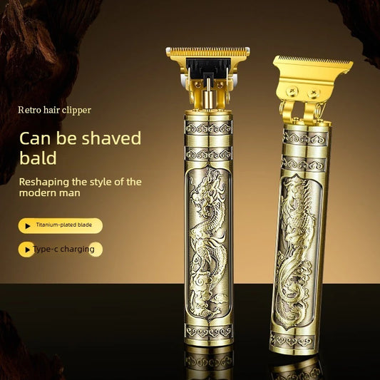 T9 Hair Trimmer: A USB-Charging Cordless Razor-Style Hair Clipper That Allows You to Shave Your Head Completely (0 mm Length)