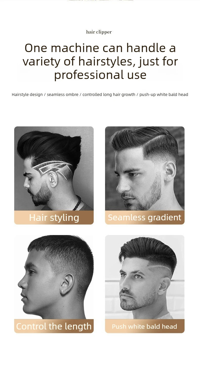 T9 Hair Trimmer: A USB-Charging Cordless Razor-Style Hair Clipper That Allows You to Shave Your Head Completely (0 mm Length)