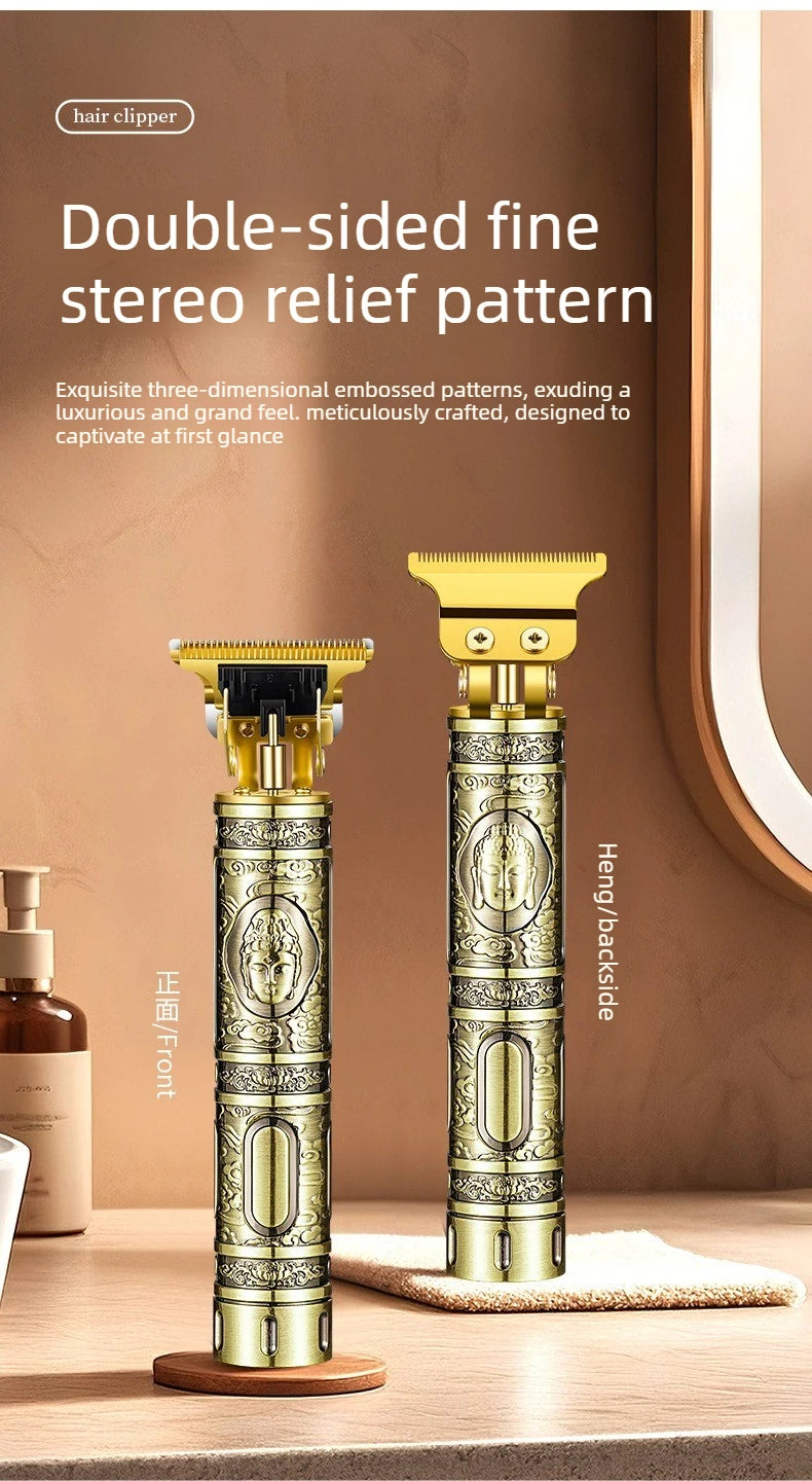 T9 Hair Trimmer: A USB-Charging Cordless Razor-Style Hair Clipper That Allows You to Shave Your Head Completely (0 mm Length)