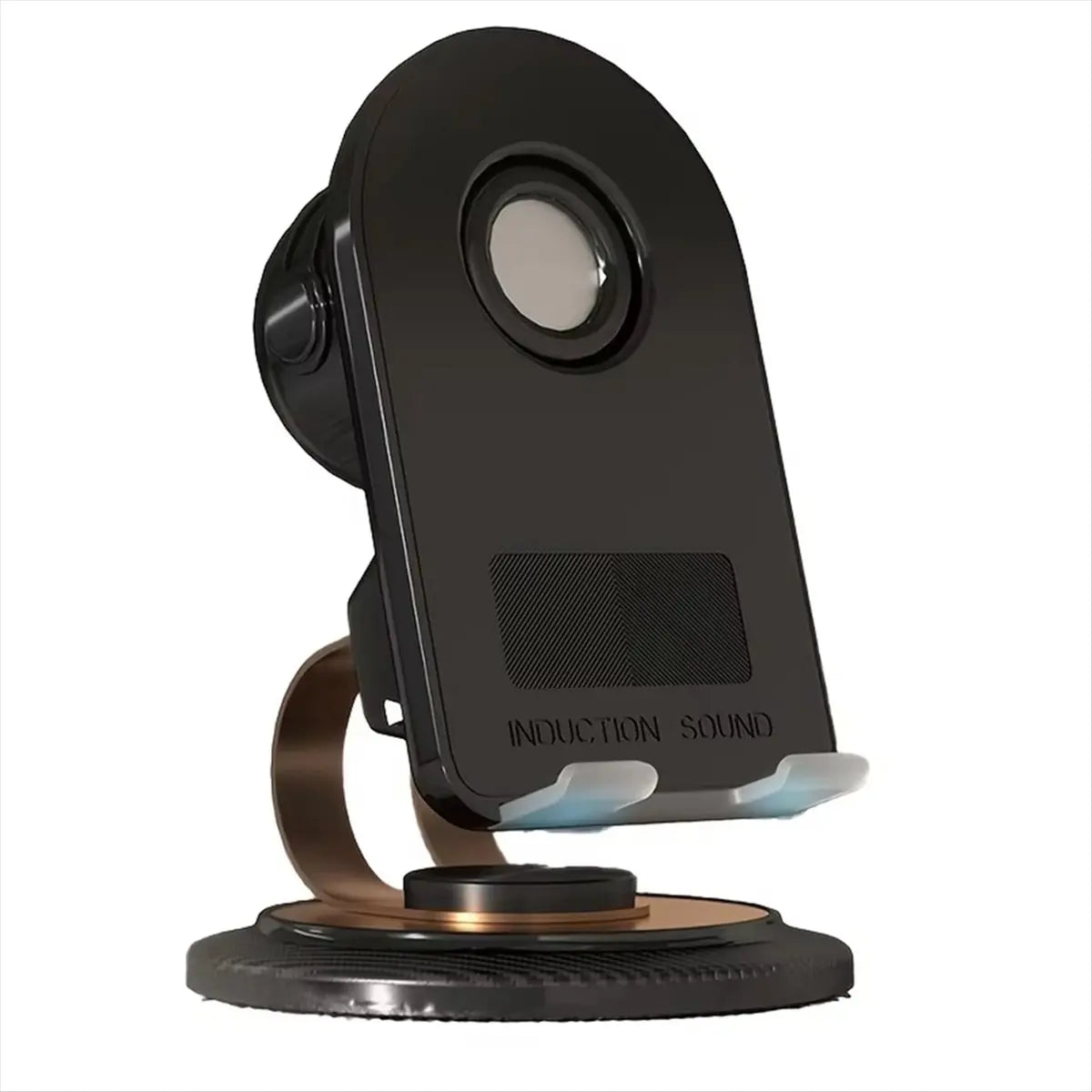 75D Electronics Accessories,Induction Speaker Phone Holder for Phone Inductio Playback (Black)