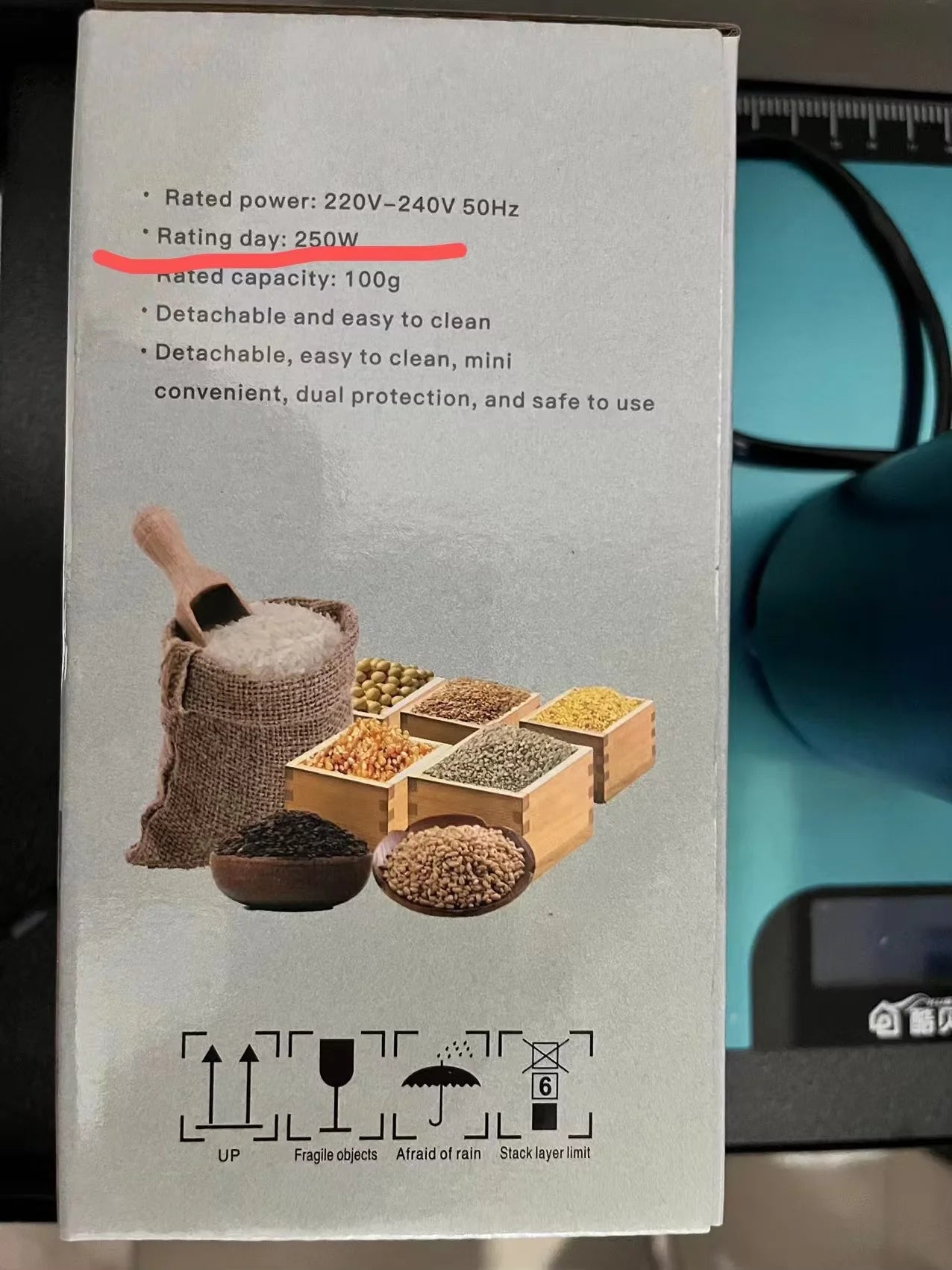 Multi functional automatic mini electric coffee grinder, household bean food grinder, manual coffee grinder