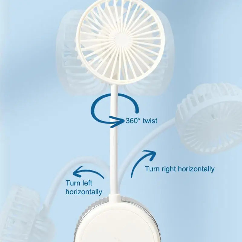 Suction Cup 360 Angle Handheld Fan Foldable Portable Rechargeable Mini Fan For Desktop Classroom Bedroom Outdoor Makeup Mirror