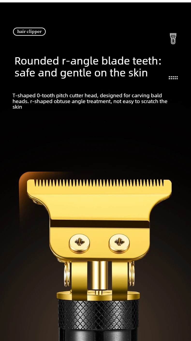 T9 Hair Trimmer: A USB-Charging Cordless Razor-Style Hair Clipper That Allows You to Shave Your Head Completely (0 mm Length)