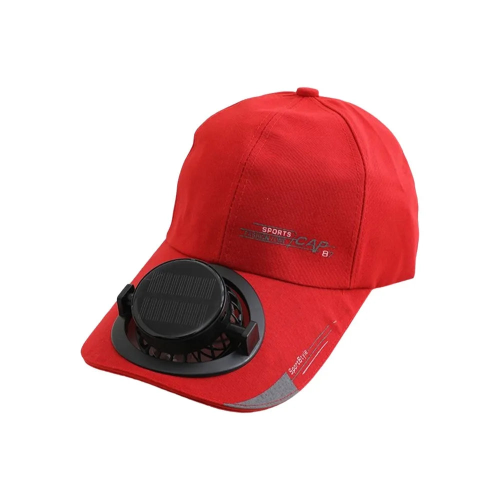Fashion Breathable Solar Cooling Fan Hat Sunshade Sun Protection Baseball Cap Rechargeable Quick Dry Men Sun Hat Outdoor